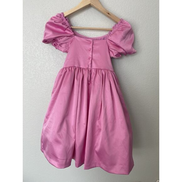 Disney X Janie and Jack Sleeping Beauty Aurora Dress Size 7 Princess Pink - Picture 2 of 10